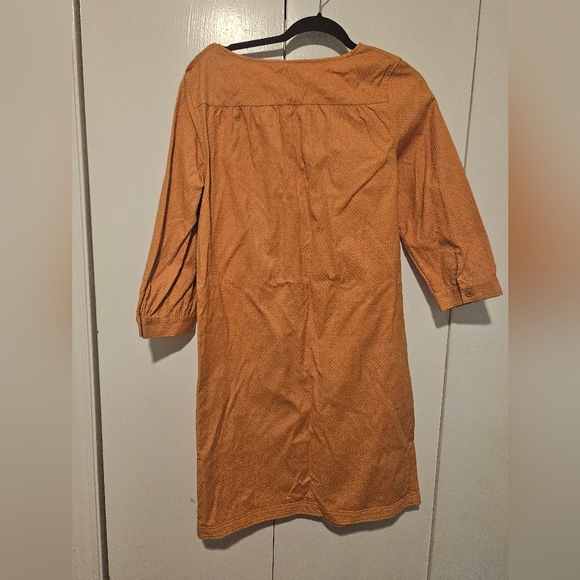 A.P.C. Gold Yellow shift dress NWT Sze Medium - Picture 2 of 5